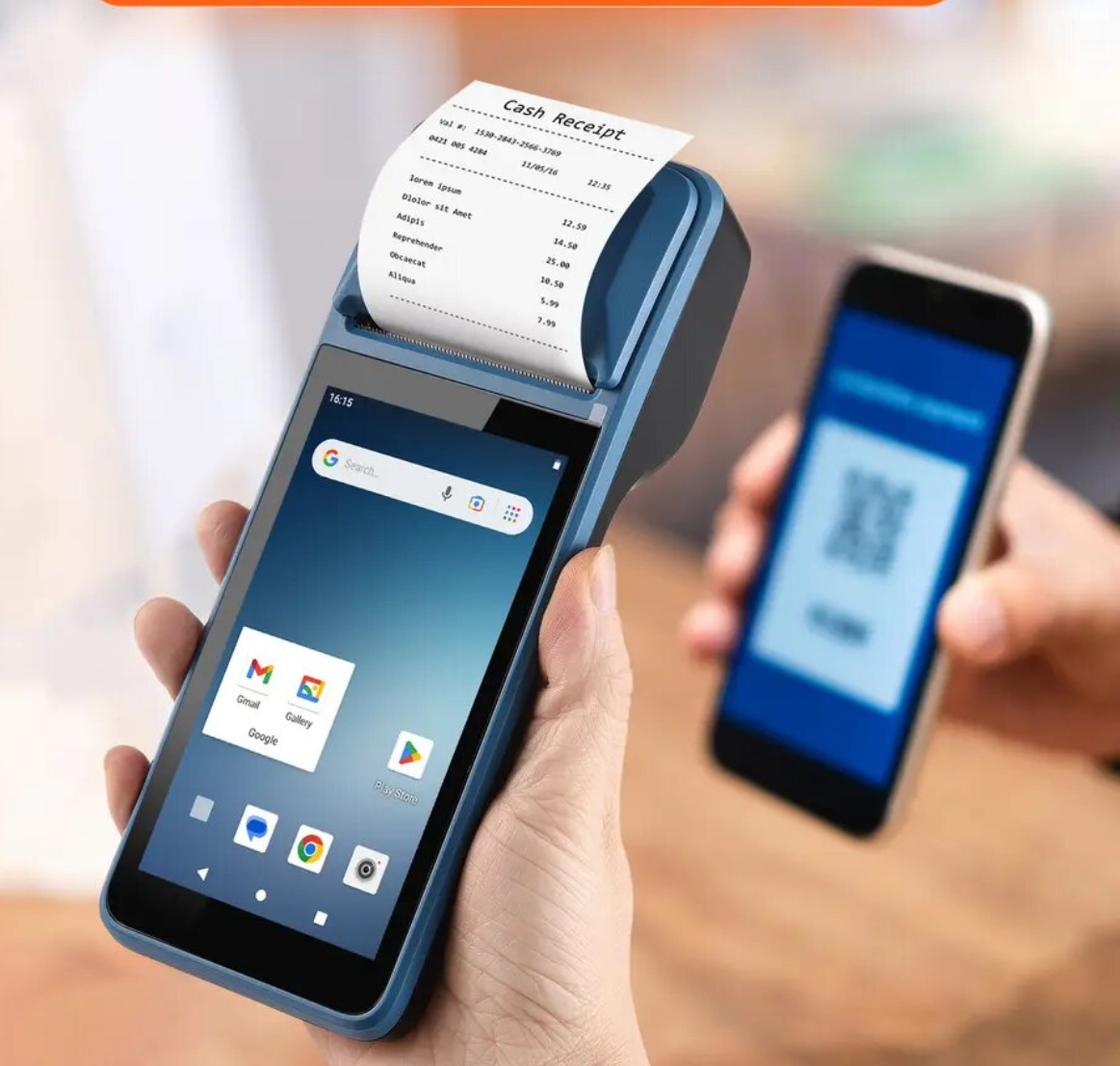 POS терминал EasyPos R330 NFC(tapXphone).