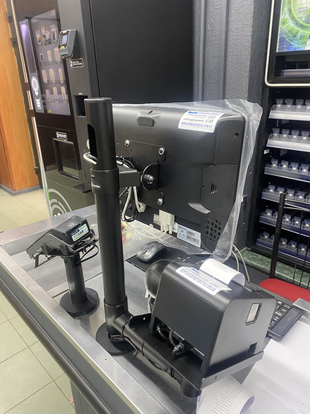 Рабочее место кассира — программа Унипро для магазина