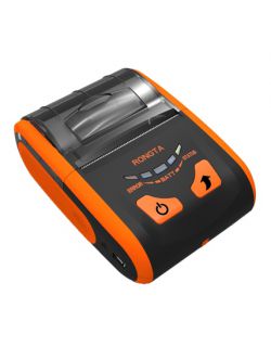 Мобільний чековий термопринтер з удароміцним корпусом Rongta RPP-200BU (Bluetooth+Wifi+USB).