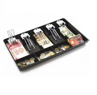 Лоток для денег 240×400 мм с металлическими лапками