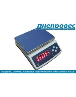 Электронные весы Днепровес F998-ED (пределы взвешивания- 3 кг, 6 кг, 15 кг, 30 кг).